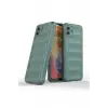Newface Samsung Galaxy A04E Kılıf Optimum Silikon - Koyu Yeşil