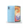 Newface Samsung Galaxy A04E Kılıf Optimum Silikon - Sky Blue