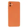 Newface Samsung Galaxy A05 Kılıf Nano içi Kadife Silikon - Turuncu