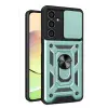 Newface Samsung Galaxy A05S Kılıf Pars Lens Yüzüklü Silikon - Yeşil