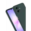 Newface Samsung Galaxy A07 4G Nano içi Kadife Silikon - K.Yeşil