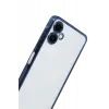 Newface Samsung Galaxy A07 4G Razer Lensli Silikon - Lacivert