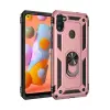 Newface Samsung Galaxy A11 Kılıf Sofya Yüzüklü Silikon Kapak - Rose