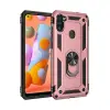 Newface Samsung Galaxy A11 Kılıf Sofya Yüzüklü Silikon Kapak - Rose