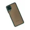 Newface Samsung Galaxy A12 Kılıf Montreal Silikon Kapak - Yeşil
