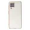Newface Samsung Galaxy A12 Kılıf Volet Silikon - Beyaz