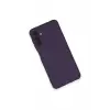 Newface Samsung Galaxy A14 4G Kılıf Nano içi Kadife Silikon - Mor