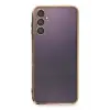 Newface Samsung Galaxy A14 4G Kılıf Razer Lensli Silikon - Gold