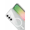 Newface Samsung Galaxy A16 5G Combo Sert Şeffaf Magsafe Kapak - Şeffaf
