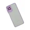 Newface Samsung Galaxy A22 Kılıf Montreal Silikon Kapak - Mor