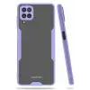 Newface Samsung Galaxy A22 Kılıf Platin Silikon - Lila