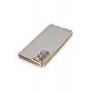 Newface Samsung Galaxy A23 4G Kılıf Razer Lensli Silikon - Gold