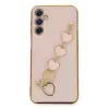 Newface Samsung Galaxy A24 4G Kılıf Esila Silikon - Pudra