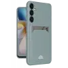 Newface Samsung Galaxy A26 Kılıf Kelvin Kartvizitli Silikon - Açık Yeşil
