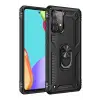 Newface Samsung Galaxy A33 5G Kılıf Sofya Yüzüklü Silikon Kapak - Siyah