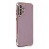 Newface Samsung Galaxy A33 5G Kılıf Volet Silikon - Mor