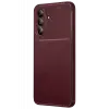 Newface Samsung Galaxy A36 Kılıf Auto Focus Karbon Kapak - Bordo
