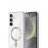 Newface Samsung Galaxy A36 Kross Magneticsafe Kapak - Gümüş