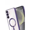 Newface Samsung Galaxy A36 Kross Magneticsafe Kapak - Mor