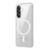 Newface Samsung Galaxy A37 5G Combo Sert Şeffaf Magsafe Kapak - Şeffaf