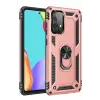 Newface Samsung Galaxy A52 Kılıf Sofya Yüzüklü Silikon Kapak - Rose