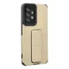 Newface Samsung Galaxy A53 5G Kılıf Mega Standlı Silikon - Gold