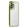 Newface Samsung Galaxy A53 5G Kılıf Razer Lensli Silikon - Yeşil