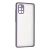 Newface Samsung Galaxy A71 Kılıf Montreal Silikon Kapak - Mor