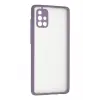 Newface Samsung Galaxy A71 Kılıf Montreal Silikon Kapak - Mor