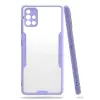 Newface Samsung Galaxy A71 Kılıf Platin Silikon - Lila