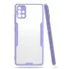 Newface Samsung Galaxy A71 Kılıf Platin Silikon - Lila