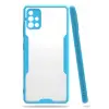 Newface Samsung Galaxy A71 Kılıf Platin Silikon - Mavi