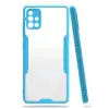 Newface Samsung Galaxy A71 Kılıf Platin Silikon - Mavi