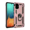 Newface Samsung Galaxy A71 Kılıf Sofya Yüzüklü Silikon Kapak - Rose