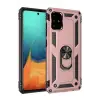 Newface Samsung Galaxy A71 Kılıf Sofya Yüzüklü Silikon Kapak - Rose