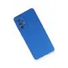 Newface Samsung Galaxy A72 Kılıf First Silikon - Mavi