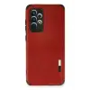 Newface Samsung Galaxy A72 Kılıf Loop Deri Silikon - Kırmızı