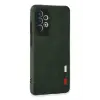 Newface Samsung Galaxy A72 Kılıf Loop Deri Silikon - Yeşil