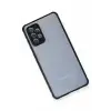 Newface Samsung Galaxy A72 Kılıf Miami Şeffaf Silikon - Siyah
