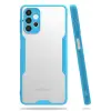 Newface Samsung Galaxy A72 Kılıf Platin Silikon - Mavi