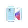 Newface Samsung Galaxy A73 5G Kılıf Optimum Silikon - Sky Blue