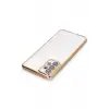 Newface Samsung Galaxy A73 5G Kılıf Razer Lensli Silikon - Gold