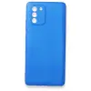 Newface Samsung Galaxy A91 / S10 Lite Kılıf First Silikon - Mavi
