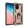 Newface Samsung Galaxy A91 / S10 Lite Kılıf Sofya Yüzüklü Silikon Kapak - Gold