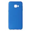Newface Samsung Galaxy C7 Pro Kılıf First Silikon - Mavi