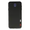 Newface Samsung Galaxy J7 Pro / J730 Kılıf Loop Deri Silikon - Siyah