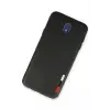 Newface Samsung Galaxy J7 Pro / J730 Kılıf Loop Deri Silikon - Siyah