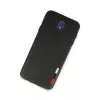 Newface Samsung Galaxy J7 Pro / J730 Kılıf Loop Deri Silikon - Siyah