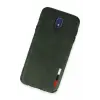 Newface Samsung Galaxy J7 Pro / J730 Kılıf Loop Deri Silikon - Yeşil