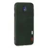 Newface Samsung Galaxy J7 Pro / J730 Kılıf Loop Deri Silikon - Yeşil